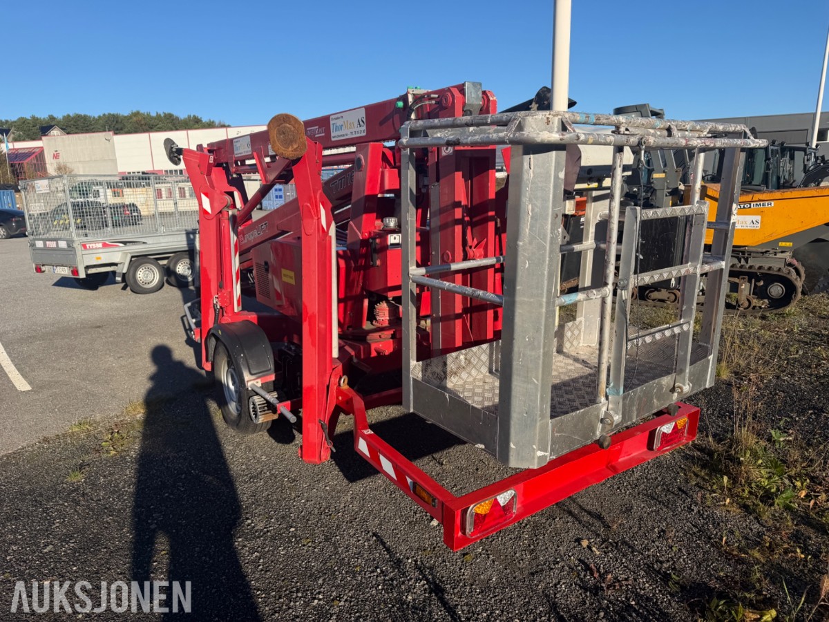2021 EuropeLift TM16GT tilhengerlift, 16 m arbeidshøyde, 486 t