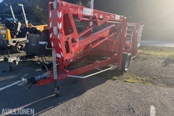 2021 EuropeLift TM16GT tilhengerlift, 16 m arbeidshøyde, 486 t