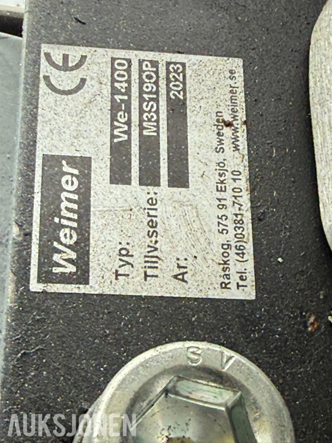 2006 Palmse 665 Tømmerhenger , kasse, tipp, vinsj
