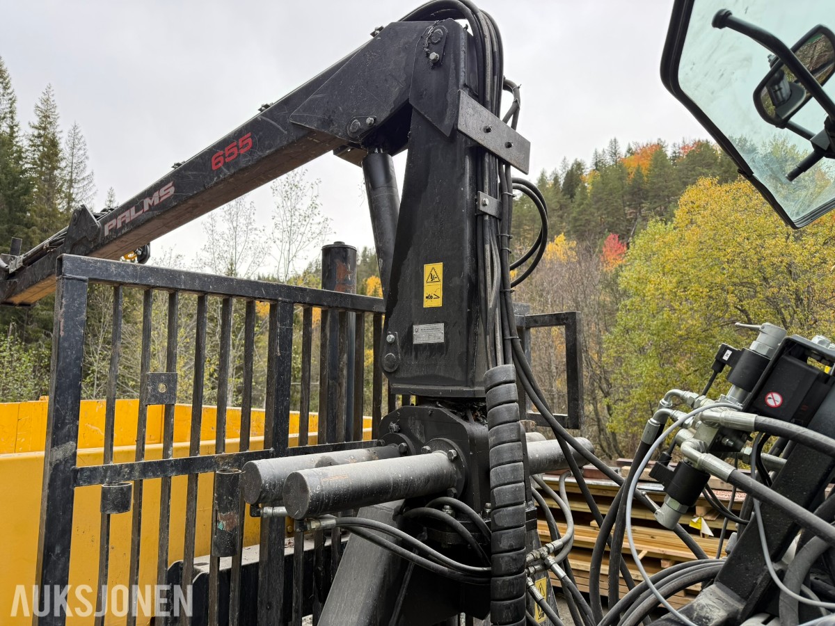 2006 Palmse 665 Tømmerhenger , kasse, tipp, vinsj