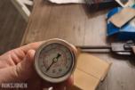 Epman bensintrykk regulator   med trykk klokke