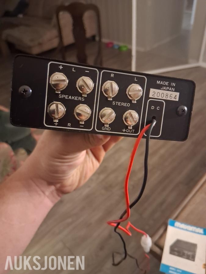 NY - Maximal bilstereo forsterker  