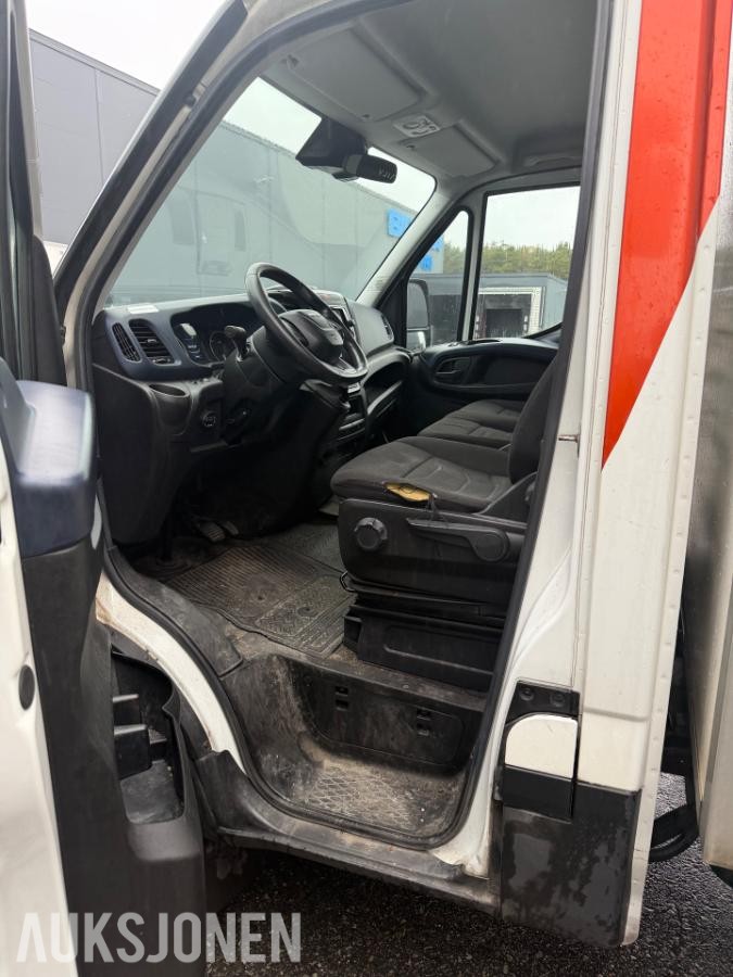 2020 IVECO DAILY 35S16 SKAPBIL, 19M³, 8 PALLERS, BAKLØFTER, MOTORHAVARI`