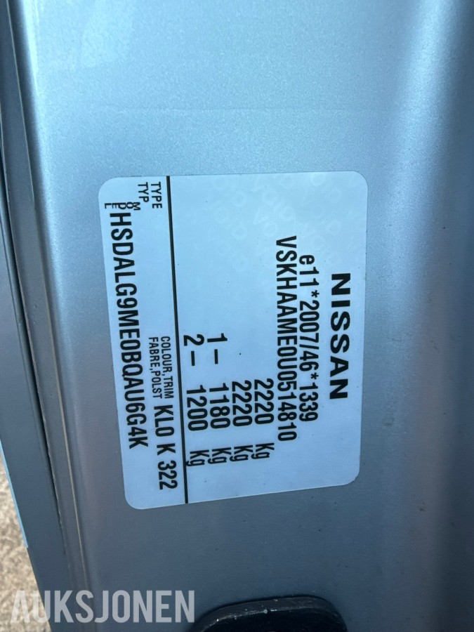 2016 Nissan e-NV200, E-NV200 KAMERA NAVI 22000 KM