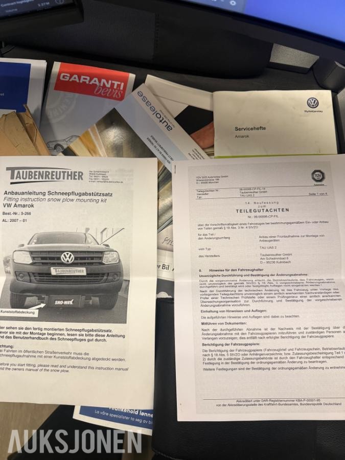 2015 Volkswagen Amarok Automat | Komplett Sno-Way Brøyteplog | Nylig EU-godkjent | Understellsbehandlet