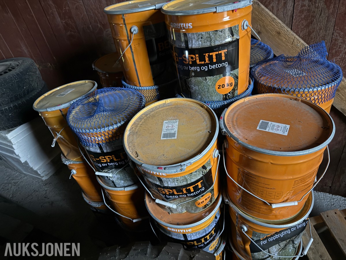 Bergsplitt-1 Pall 20Kg pr Spann