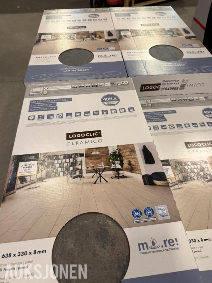 2025 LOGOCLIC CERAMICO Laminat - 2,32 m2 total 39 pakker