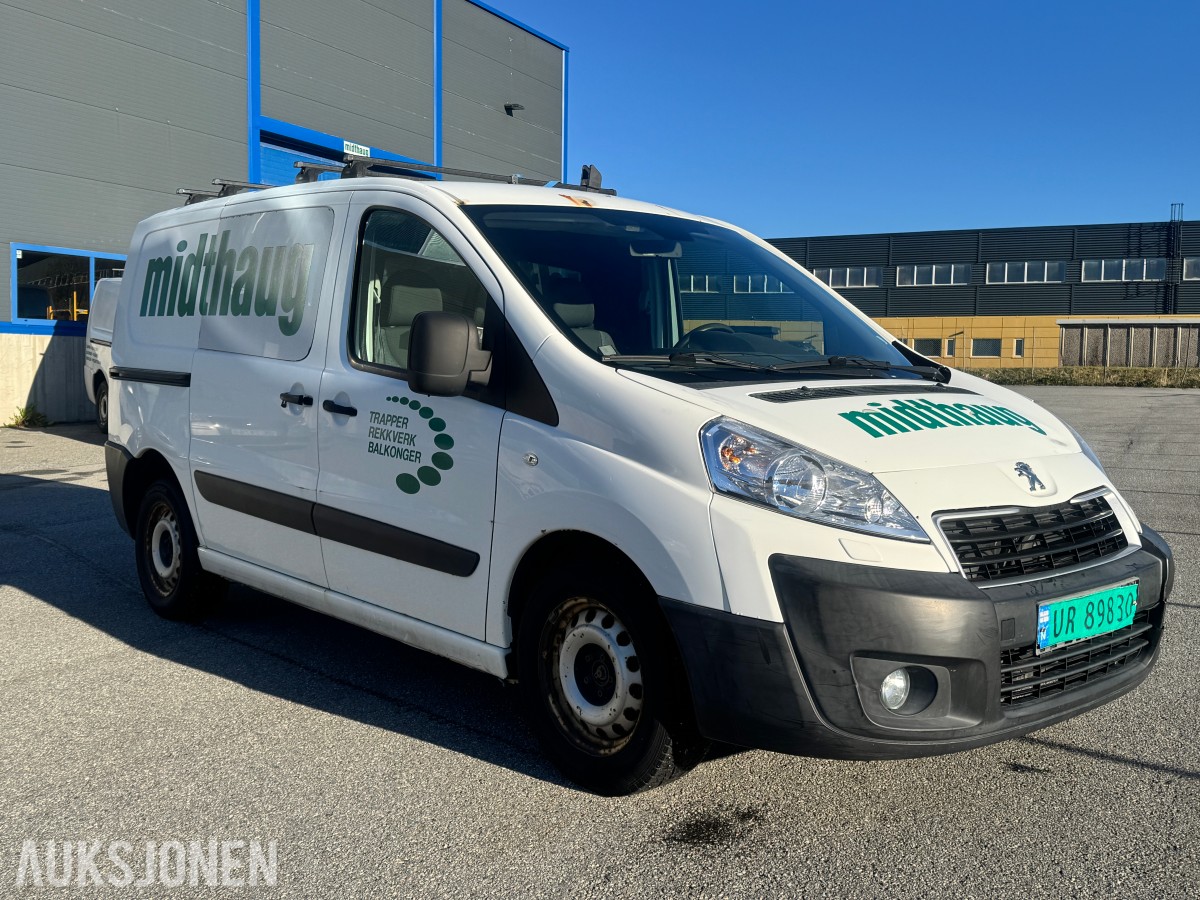 2013 Peugeot EXPERT 2.0 D 163HK 3 SETER HENGERFESTE SKYVEDØRER