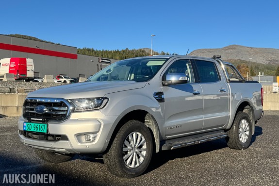 2020 Ford Ranger 2,0 TDCi 170HK 4x4 AUT HENGERFESTE ACC VARMER KAMERA NAVI 