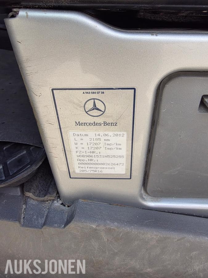 2012 MERCEDES-BENZ SPRINTER 519 CDI - EU GODKJENT - KROK/FLAK