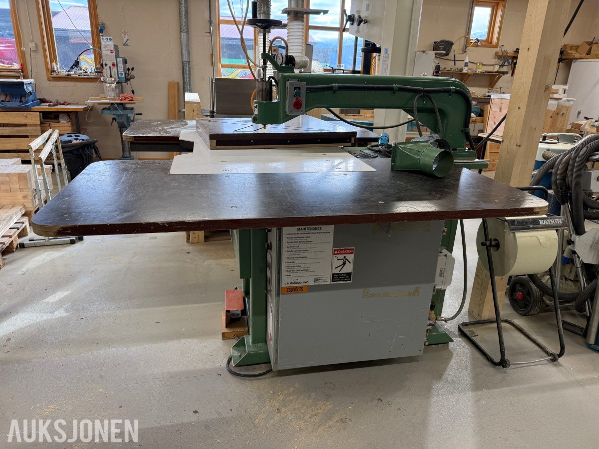 1993 C.R. Onsrud 36210 Inverted Router / Industriell invertert pinnefres