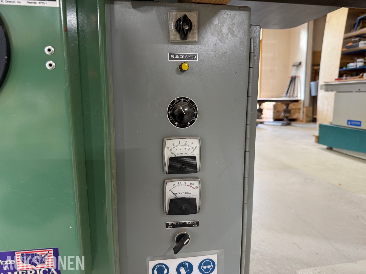 1993 C.R. Onsrud 36210 Inverted Router / Industriell invertert pinnefres