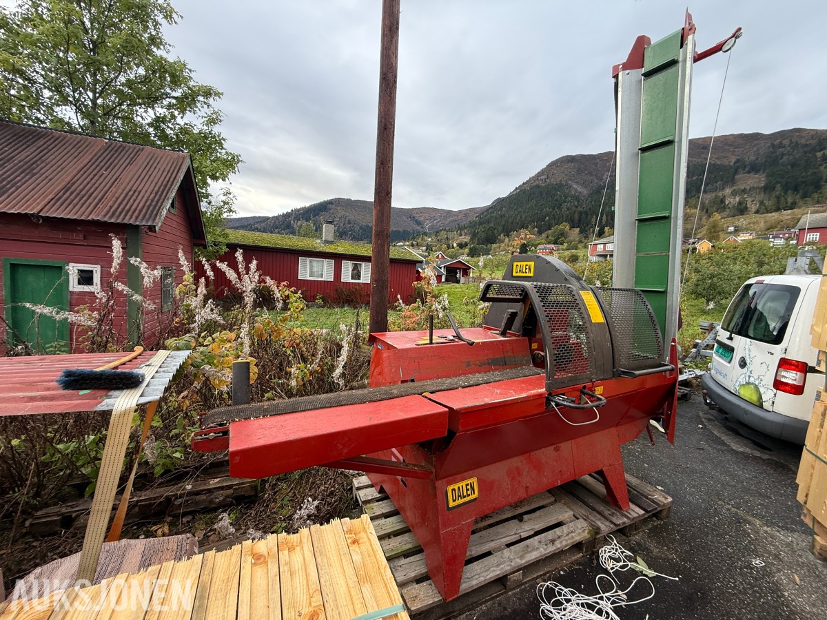 2007 Dalen 2054-KHS vedmaskin - transportband - trefasemotor BEVI