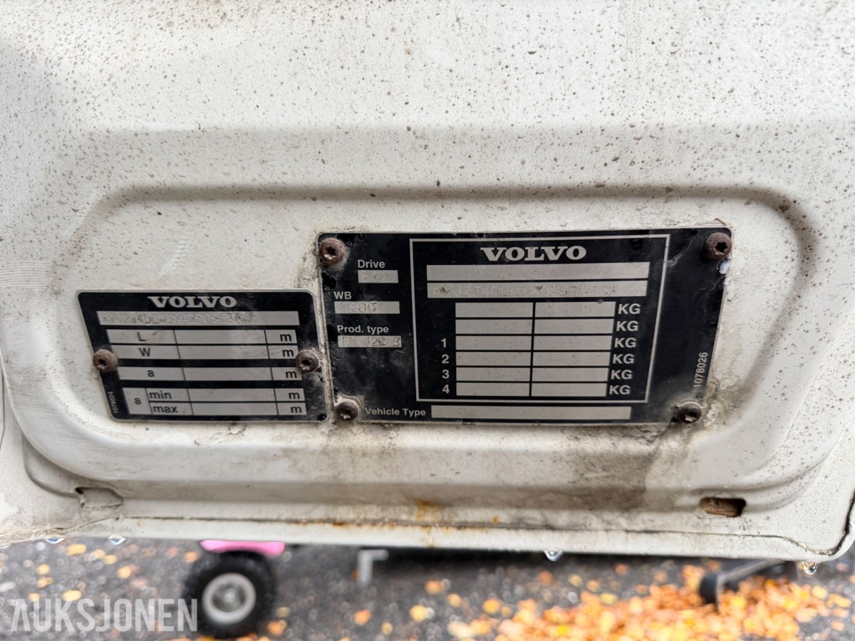 1999 Volvo FM7 4X2 Planbil, EUOK2027, 320567KM