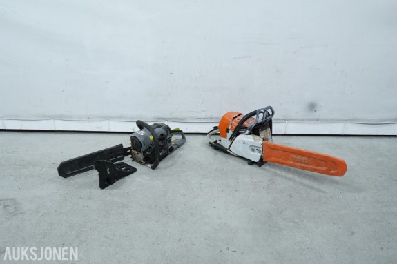 2015 STIHL GS 461 betongsag og 2023 Growi bensindrevet motorsag