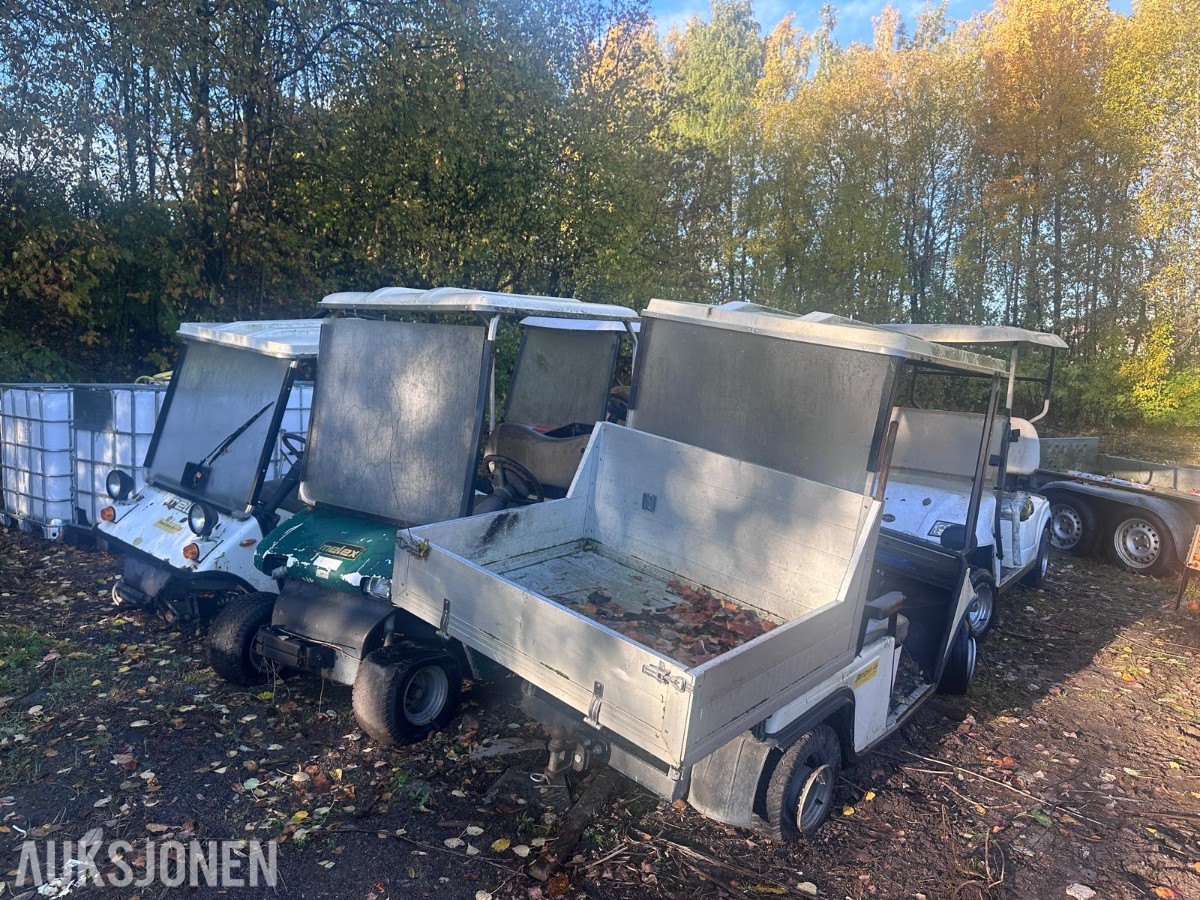 Flere Melex golfbiler/arbeidsvogner – selges samlet som reparasjonsobjekter
