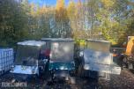 Flere Melex golfbiler/arbeidsvogner – selges samlet som reparasjonsobjekter