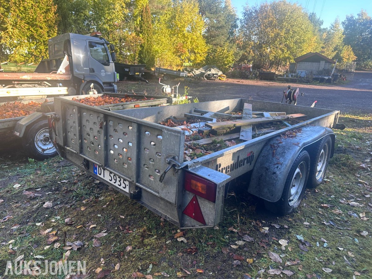2008 Brenderup 2003UA tandemtilhenger – 2000 kg – vinsj