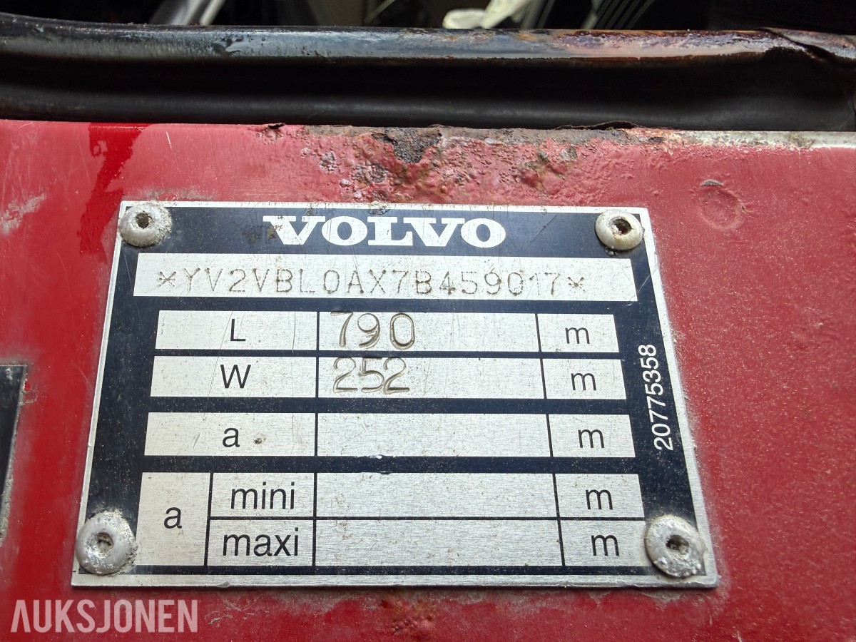 2007 Volvo FE-280 komprimatorbil - Rep.objekt - dele objekt
