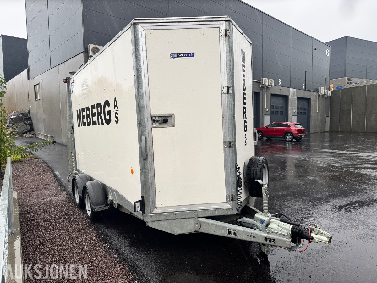 2022 Ifor Williams BV126G Skaphenger - 2390kg nyttelast 