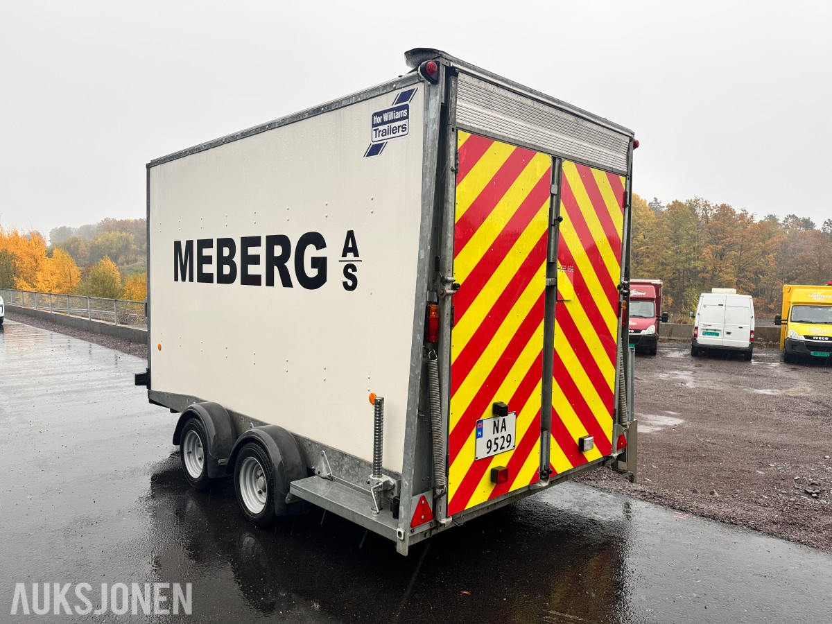 2022 Ifor Williams BV126G Skaphenger - 2390kg nyttelast 