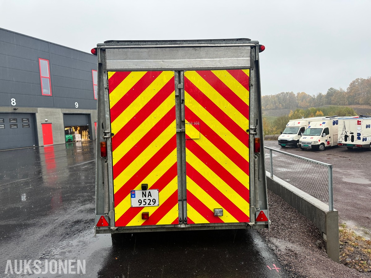2022 Ifor Williams BV126G Skaphenger - 2390kg nyttelast 