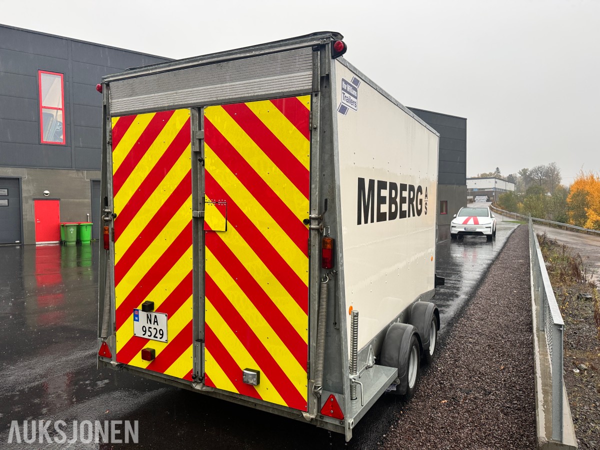 2022 Ifor Williams BV126G Skaphenger - 2390kg nyttelast 