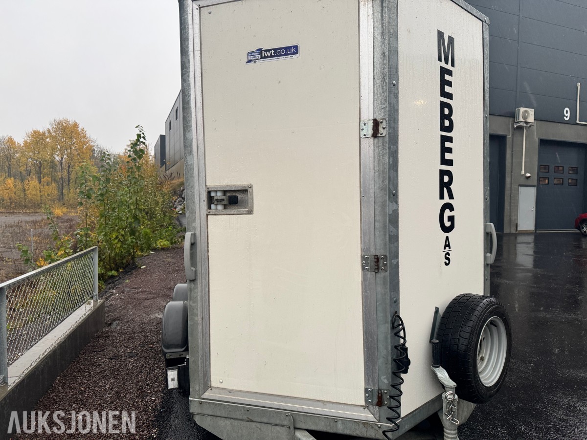 2022 Ifor Williams BV126G Skaphenger - 2390kg nyttelast 