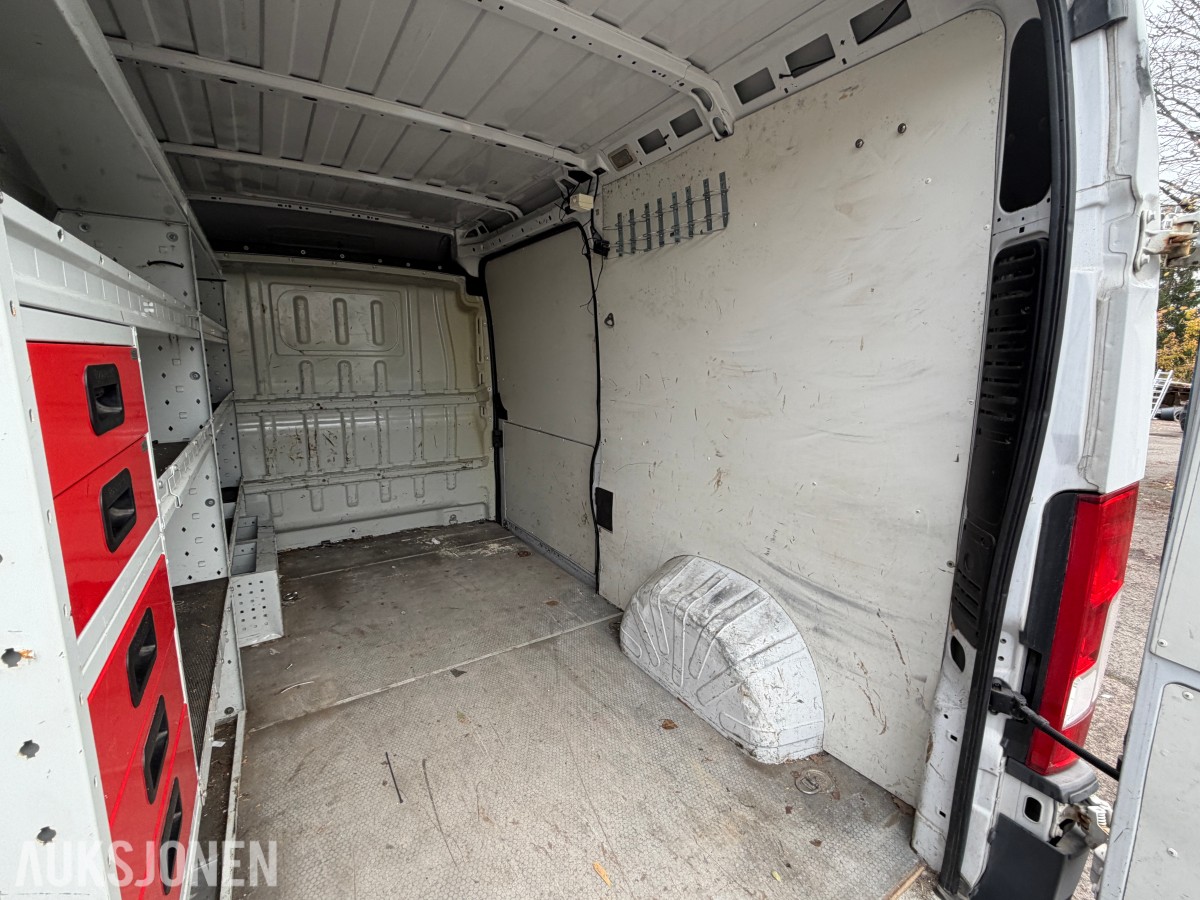 2016 FIAT DUCATO 2.3-131HK INNREDNING | HENGERFESTE | RYGGEKAMERA