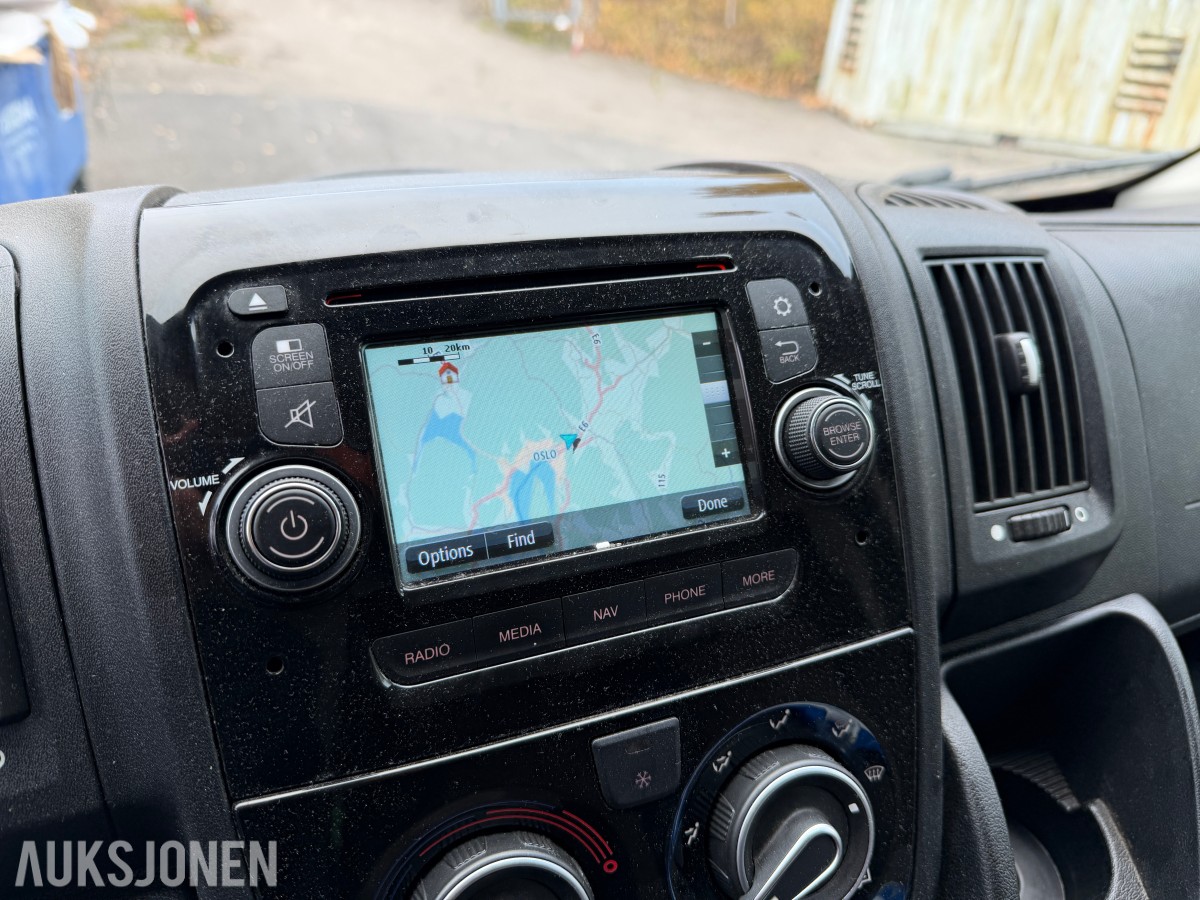 2016 FIAT DUCATO 2.3-131HK INNREDNING | HENGERFESTE | RYGGEKAMERA