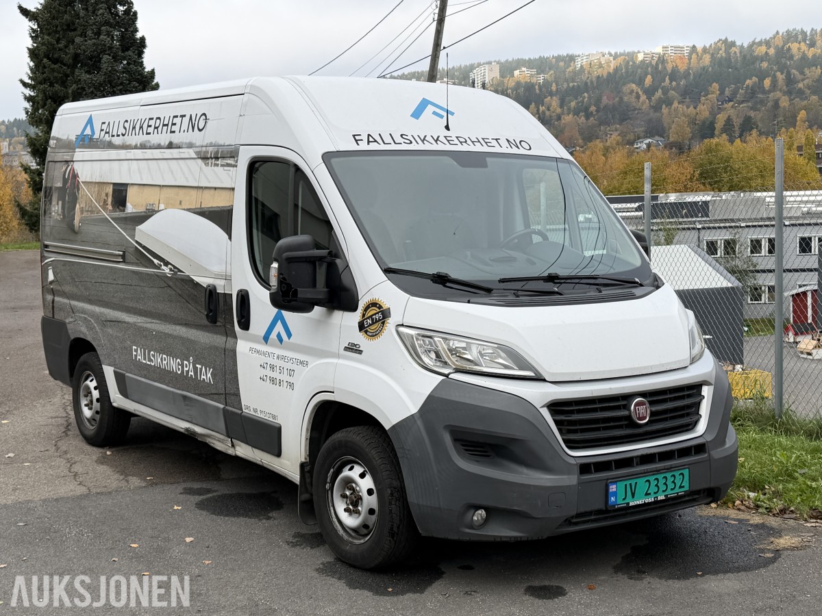 2016 FIAT DUCATO 2.3-131HK INNREDNING | HENGERFESTE | RYGGEKAMERA