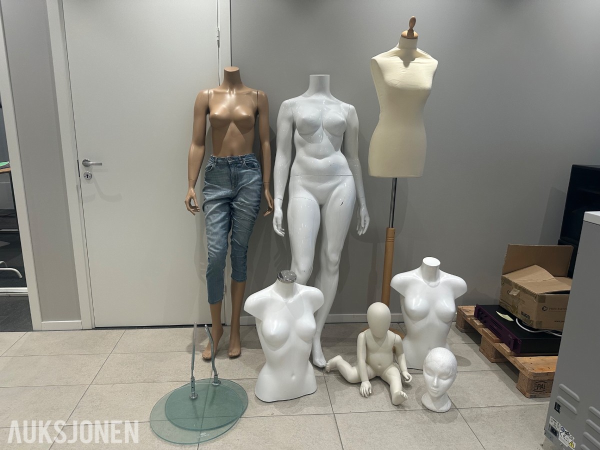 Utstillingsdukker 6 stk Uten minstepris!