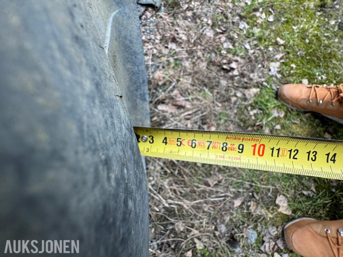 Trelleborg TM800, 650/65R42 dekk med felg til tvillinghjul, 2 stk