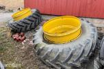 Trelleborg TM800, 650/65R42 dekk med felg til tvillinghjul, 2 stk
