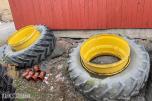 Trelleborg TM800, 650/65R42 dekk med felg til tvillinghjul, 2 stk