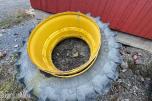 Trelleborg TM800, 650/65R42 dekk med felg til tvillinghjul, 2 stk