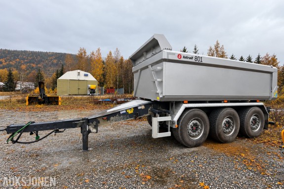 2024 Istrail TN-144 3-akslet dumperkjerre – 21,45 tonn nyttelast – EU 03/2027