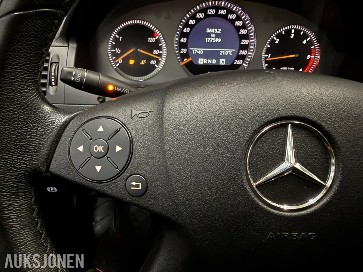 2008 Mercedes-Benz C-Klasse, 220 CDI*AVG*170 HK*NORSK*PEN* SPORT*NY SERVICE+EU OK*, 177000km