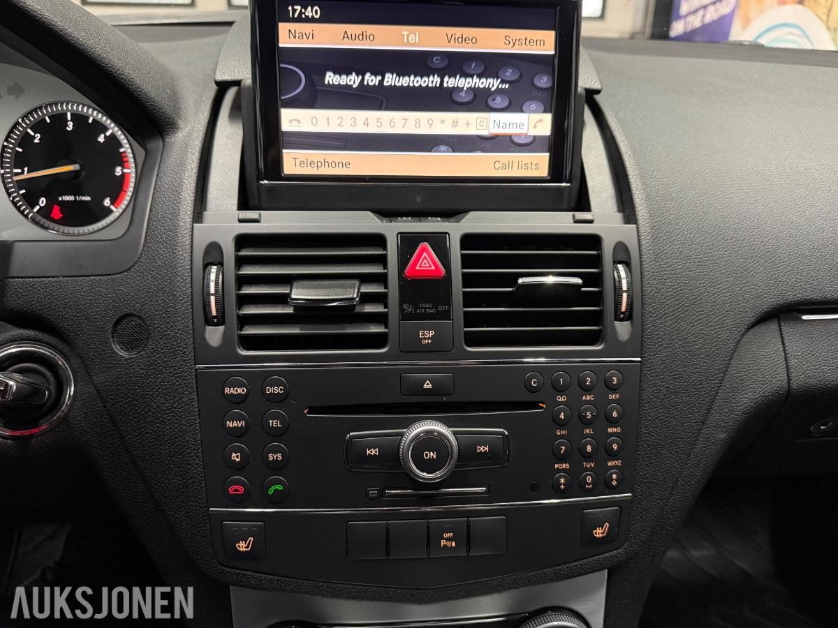 2008 Mercedes-Benz C-Klasse, 220 CDI*AVG*170 HK*NORSK*PEN* SPORT*NY SERVICE+EU OK*, 177000km