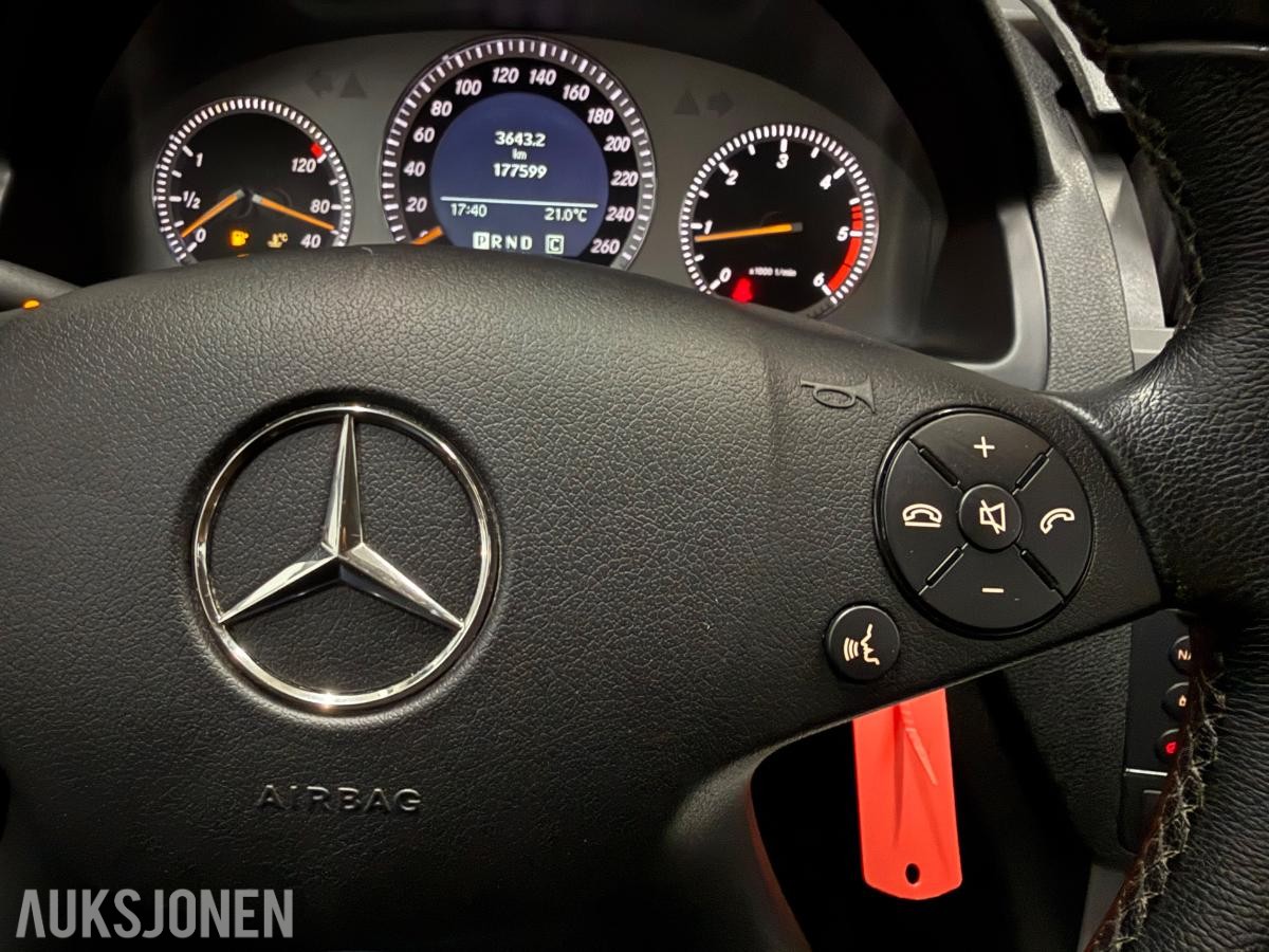 2008 Mercedes-Benz C-Klasse, 220 CDI*AVG*170 HK*NORSK*PEN* SPORT*NY SERVICE+EU OK*, 177000km