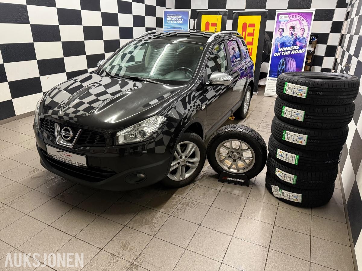 2010 Nissan Qashqai +2, 1,5dCi*7-S*PANORAMA*NY EU+SERVICE*NY S+V DEKK, 130000km