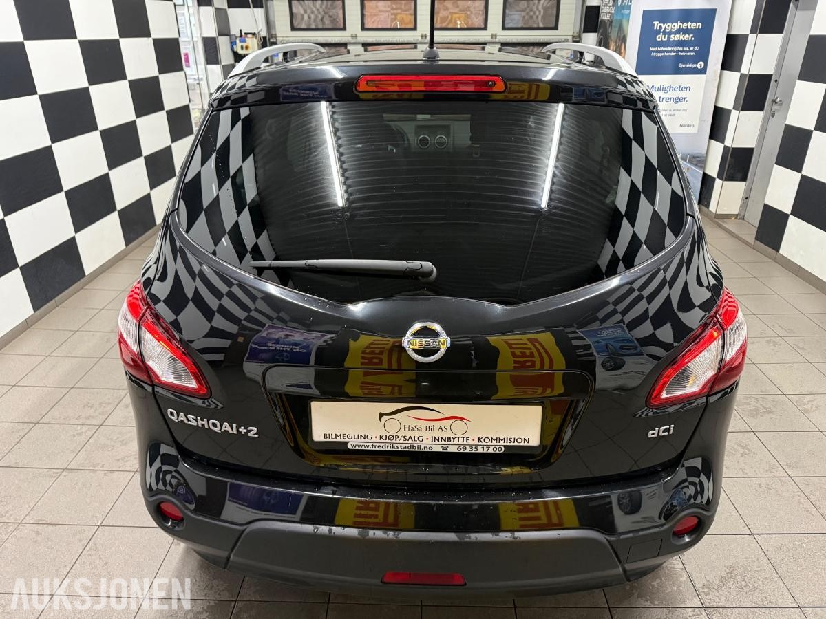 2010 Nissan Qashqai +2, 1,5dCi*7-S*PANORAMA*NY EU+SERVICE*NY S+V DEKK, 130000km