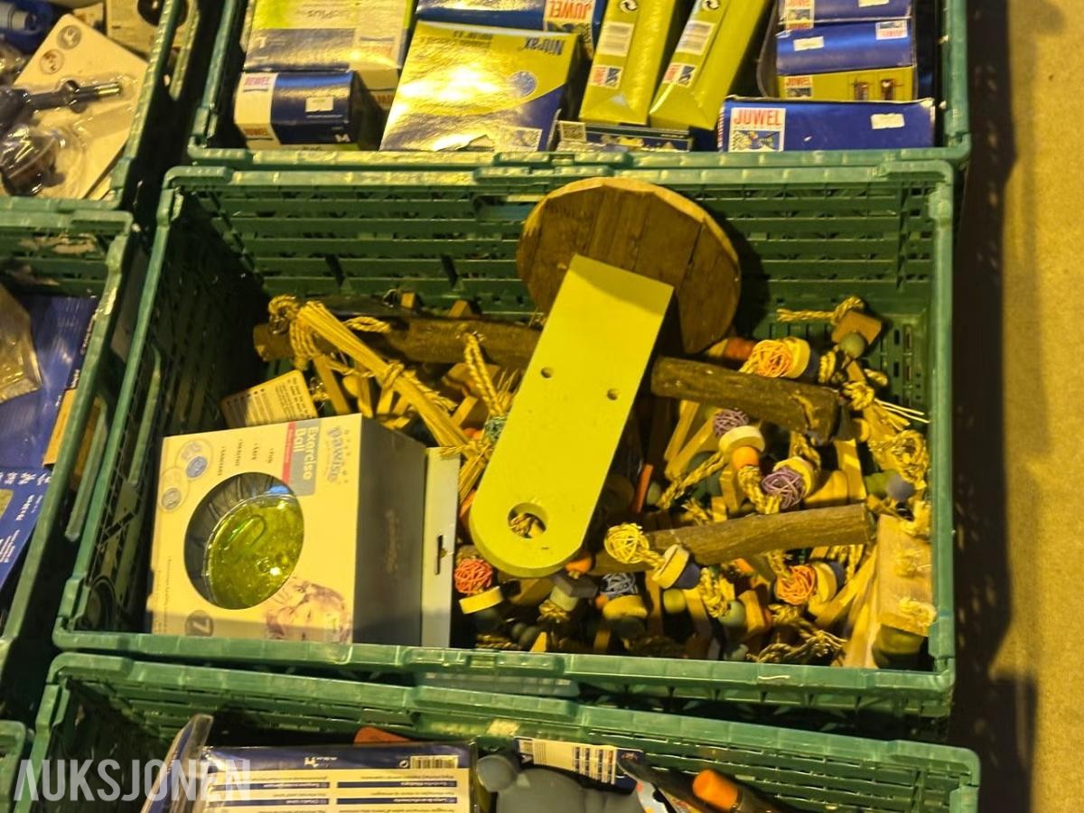 Varelager fra Dyrebutikk Diverse artikler