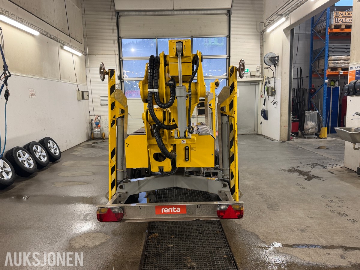 2018 Omme 1700EX tilhengerlift med 17 meter arbeidshøyde