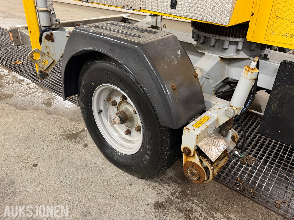 2018 Omme 1700EX tilhengerlift med 17 meter arbeidshøyde