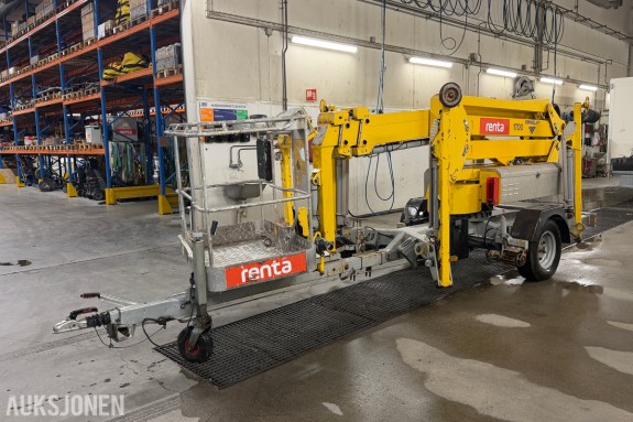 2018 Omme 1700EX tilhengerlift med 17 meter arbeidshøyde