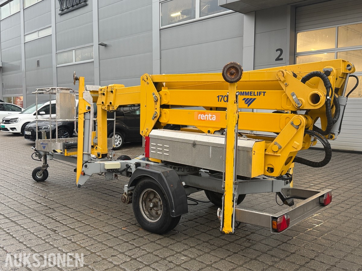 2018 Omme 1700EX tilhengerlift med 17 meter arbeidshøyde