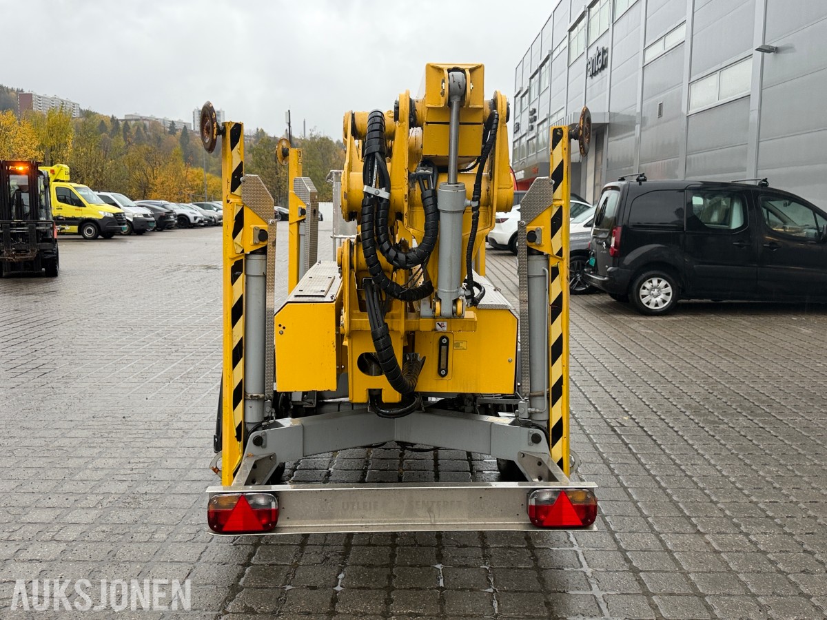 2018 Omme 1700EX tilhengerlift med 17 meter arbeidshøyde
