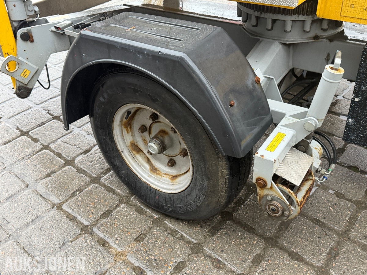 2018 Omme 1700EX tilhengerlift med 17 meter arbeidshøyde