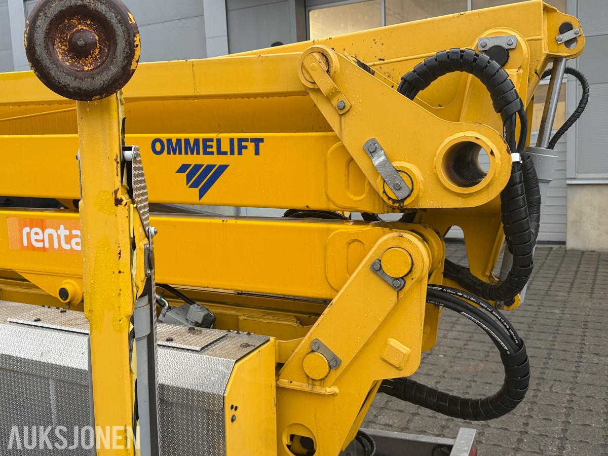 2018 Omme 1700EX tilhengerlift med 17 meter arbeidshøyde